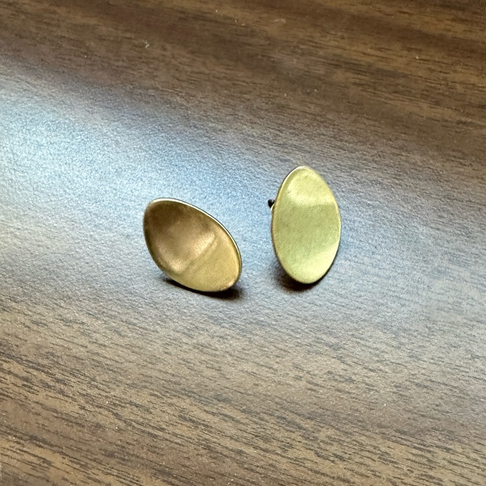 Madewell Abstract Disc Shape Earrings